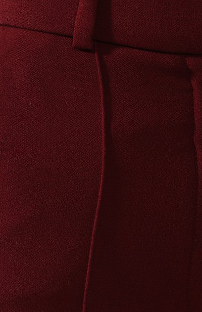 Брюки со стрелками LESYANEBO бордового цвета по цене 20800 руб., арт. FW19/Н-157, фото 5 Брюки со стрелками LESYANEBO, арт. FW19/Н-157, фото 5