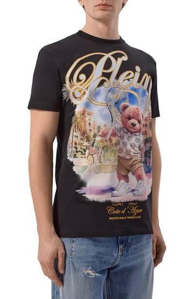 Хлопковая футболка PHILIPP PLEIN, арт. SAFC MTK8837 PJY002N, фото 3