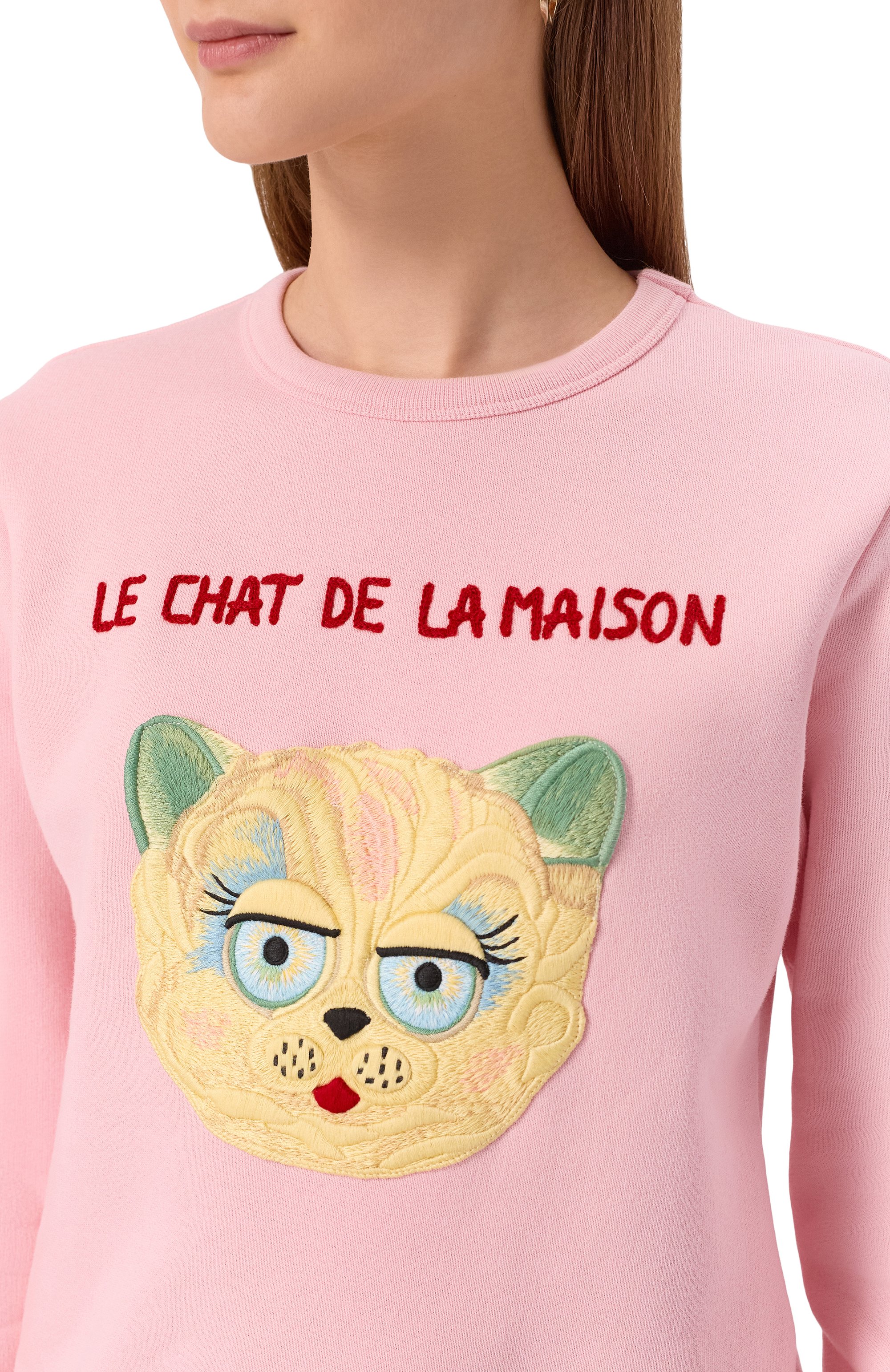 Хлопковый свитшот VALENTINO, арт. 7B3MF25A9N8, фото 5