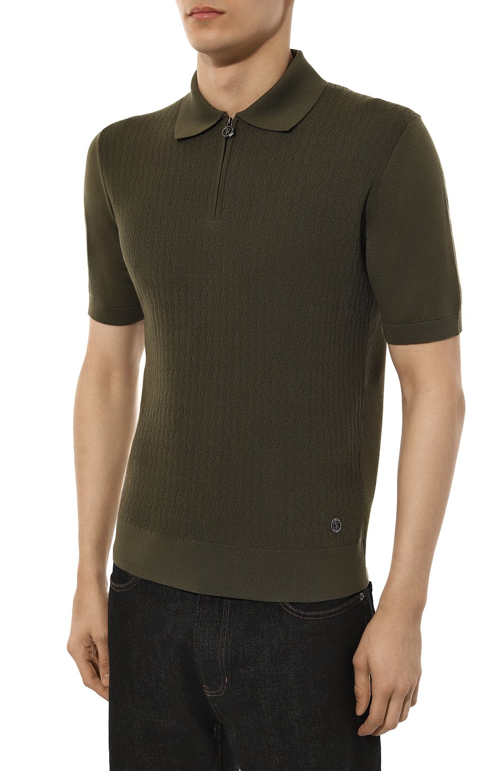 Поло из шелка и хлопка STEFANO RICCI, арт. K818066P31/F24171, фото 3