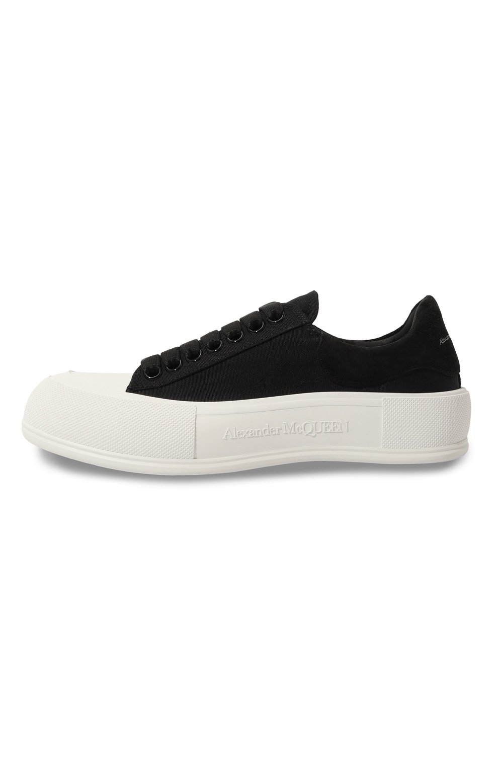 Комбинированные кеды deck plimsoll ALEXANDER MCQUEEN, арт. 697120/W4MV7, фото 4