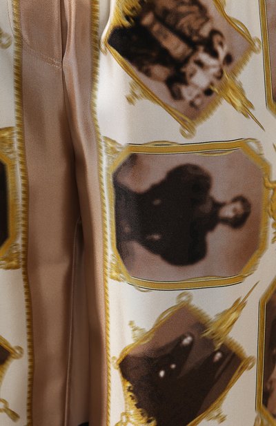 Шелковые брюки BURBERRY, арт. 8014264, фото 5