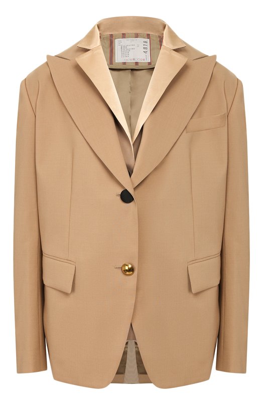 

Жакет Sacai, Бежевый