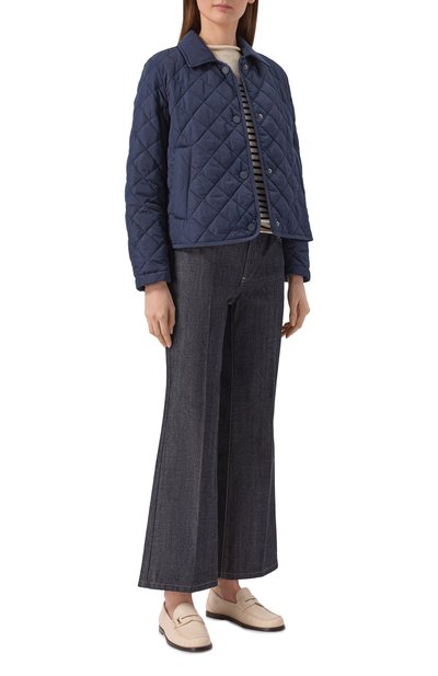 Куртка WEEKEND MAX MARA темно-синего цвета по цене 36850 руб., арт. WKDGEL0, фото 2 Куртка WEEKEND MAX MARA, арт. WKDGEL0, фото 2