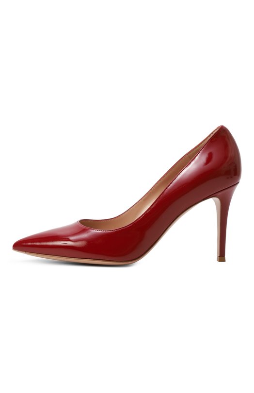 Лакированные туфли Gianvito 85 Gianvito Rossi G24580.85RIC.NUIR0UG Красный  G24580.85RIC.NUIR0UG Фото 4