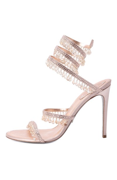 Текстильные босоножки chandelier 105 RENE CAOVILLA, арт. C12535-105/R001, фото 4