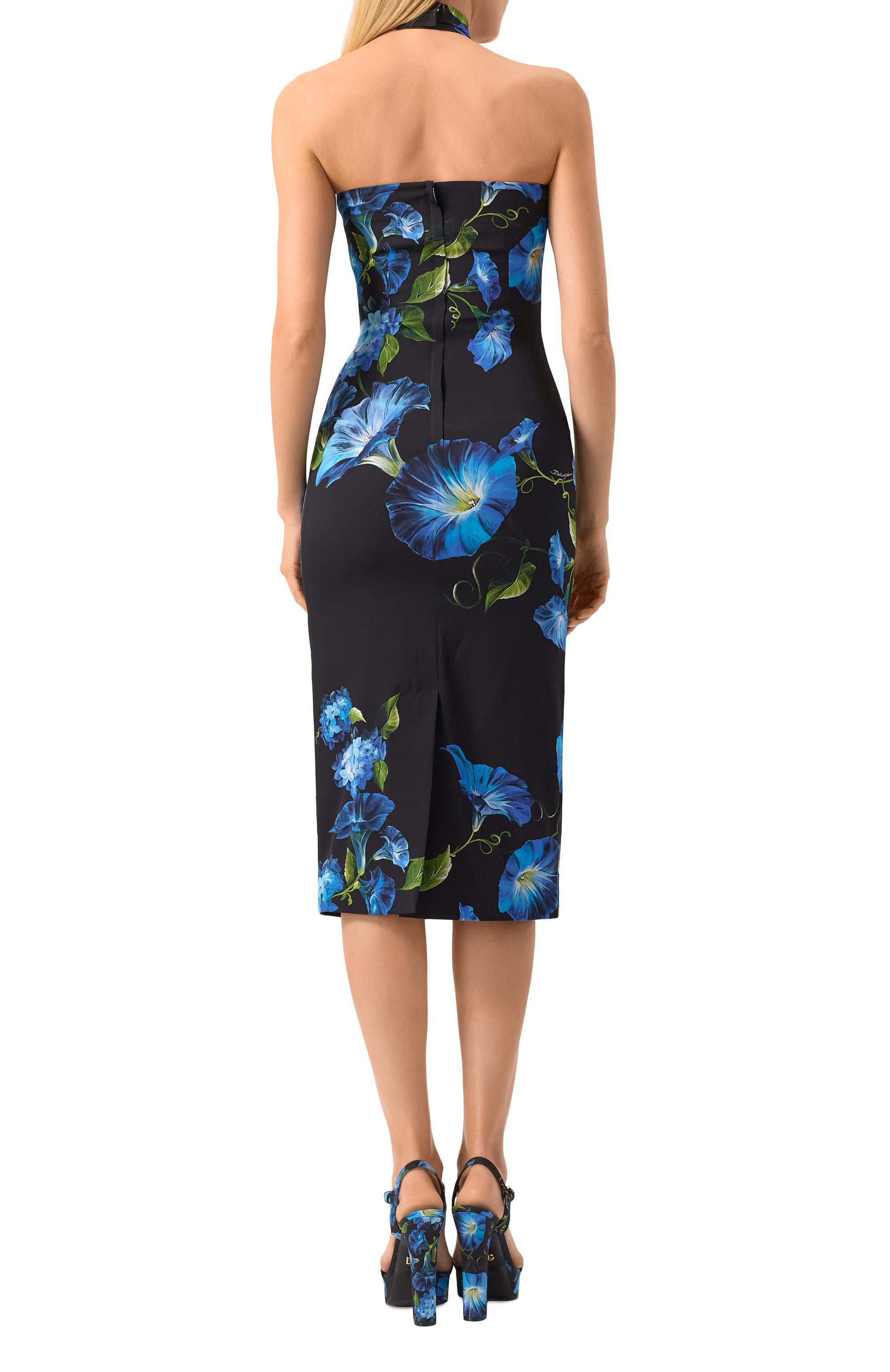 Шелковое платье DOLCE & GABBANA, арт. F6GAYT/FSA6C, фото 4