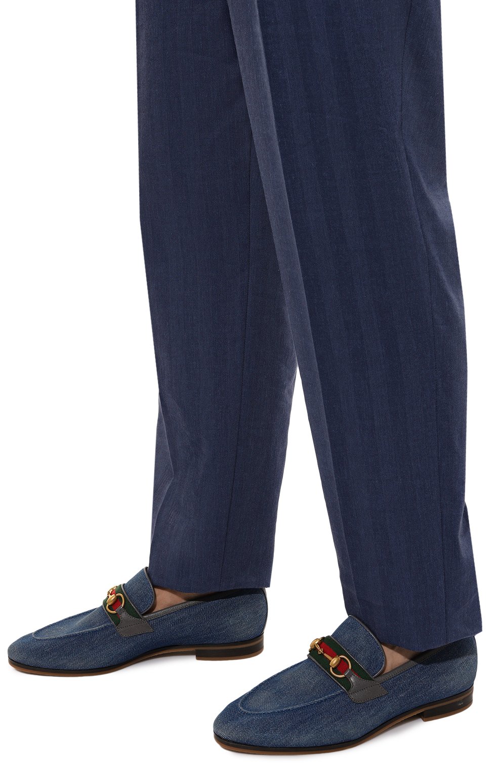 Текстильные лоферы GUCCI, арт. 759474/FACTP, фото 3