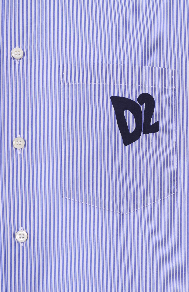 Хлопковая рубашка DSQUARED2, арт. S78DM0043/D35285, фото 1