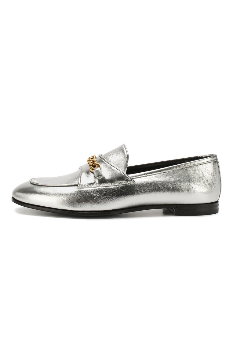 Лоферы из металлизированной кожи TOM FORD, арт. W2428A-LSH, фото 1