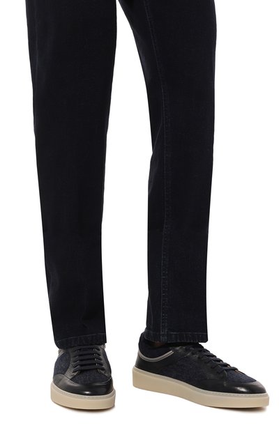 Комбинированные кеды CAMERLENGO, арт. 16615/TIAG0 NAVY, фото 3