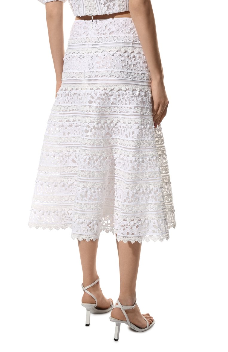 Хлопковая юбка CAROLINA HERRERA, арт. R2211E304SCE, фото 1