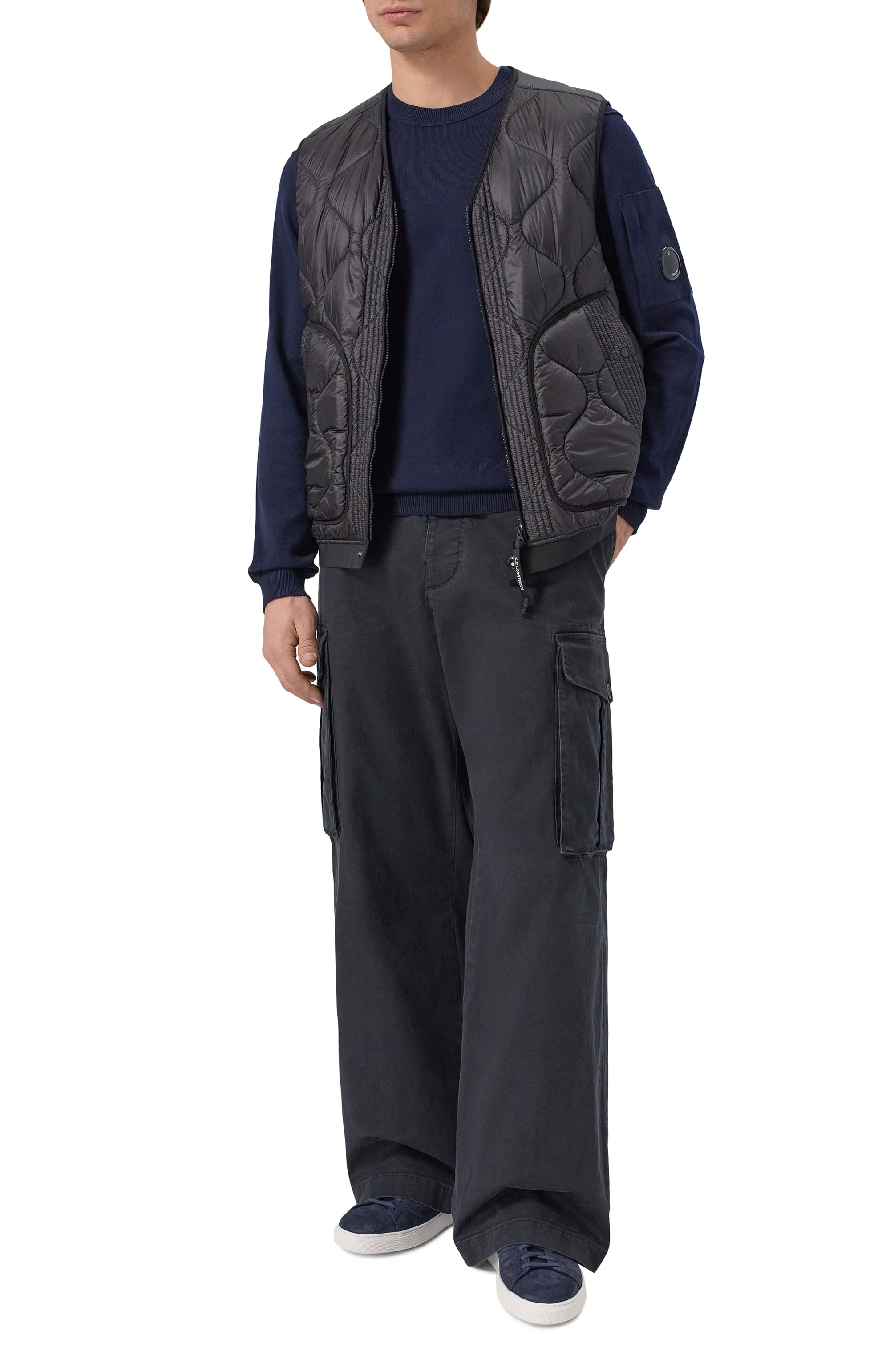 Хлопковый джемпер C.P. COMPANY, арт. 20CMKN183A/110560A, фото 2