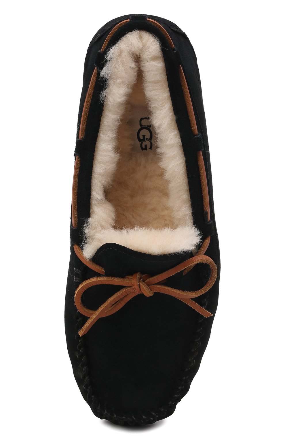 Замшевые мокасины UGG, арт. 1107949_BLK, фото 5