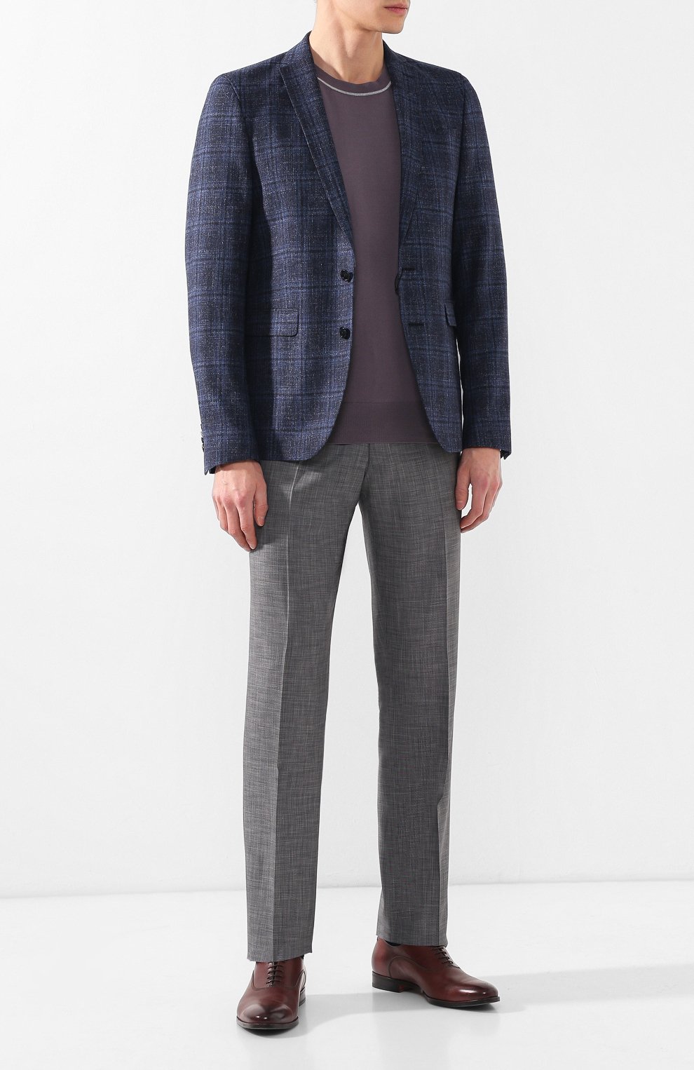 Брюки из смеси шерсти и шелка ZILLI, арт. M0R-40-38N-36139/0001, фото 2