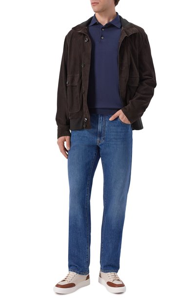 Хлопковое поло ANDREA CAMPAGNA, арт. PL1MC/SI18R, фото 2