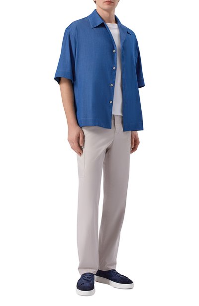 Мужская хлопковая рубашка KITON, арт. UMC028H09696