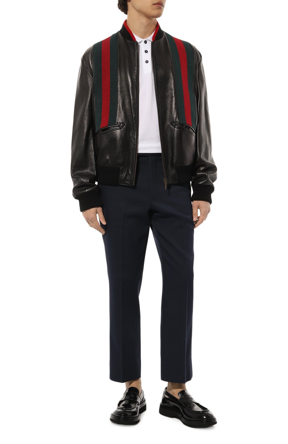 Кожаный бомбер GUCCI, арт. 593757 XNAH2, фото 2