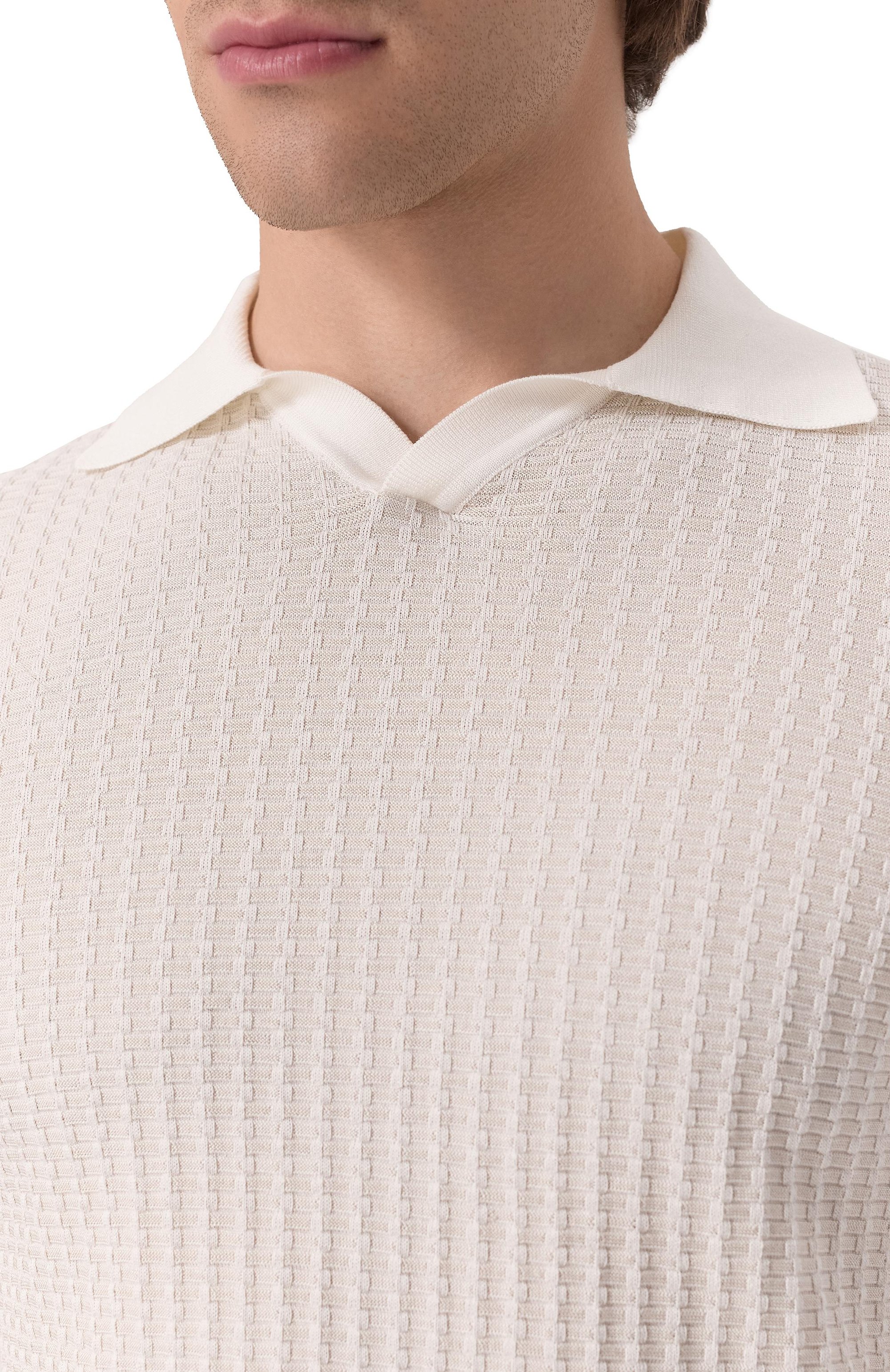 Поло из шелка и хлопка ZILLI, арт. KLP002M0145VZWE00/62, фото 5