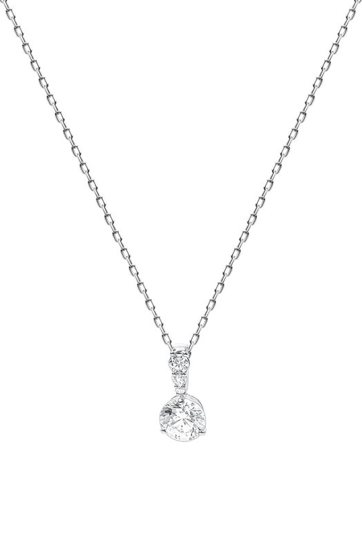 Кулон на цепочке Solitaire Swarovski 5472635 Серебряный  5472635 Фото 3