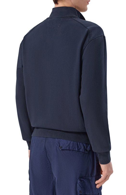 Хлопковая толстовка C.P. Company 20CMSS021A/002246G Синий  20CMSS021A/002246G Фото 4