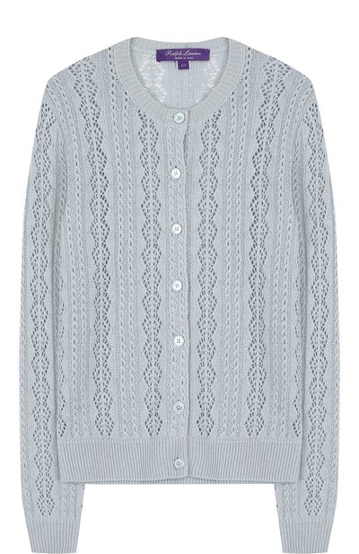 Женский кардиган фактурной вязки из смеси льна и кашемира RALPH LAUREN, арт. 290698926
