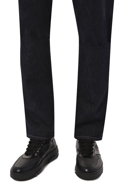 Кожаные кеды ARTIOLI, арт. 0S695/LAMA CALF/0PTICAL/BABY CALF ZEUS, фото 3