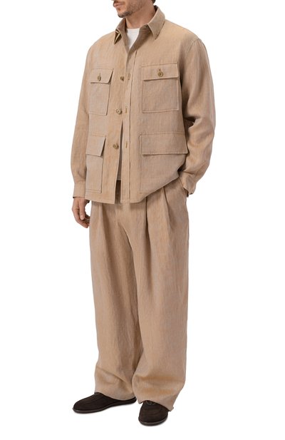 Льняная куртка-рубашка GIORGIO ARMANI, арт. GM004078/TE23125, фото 2
