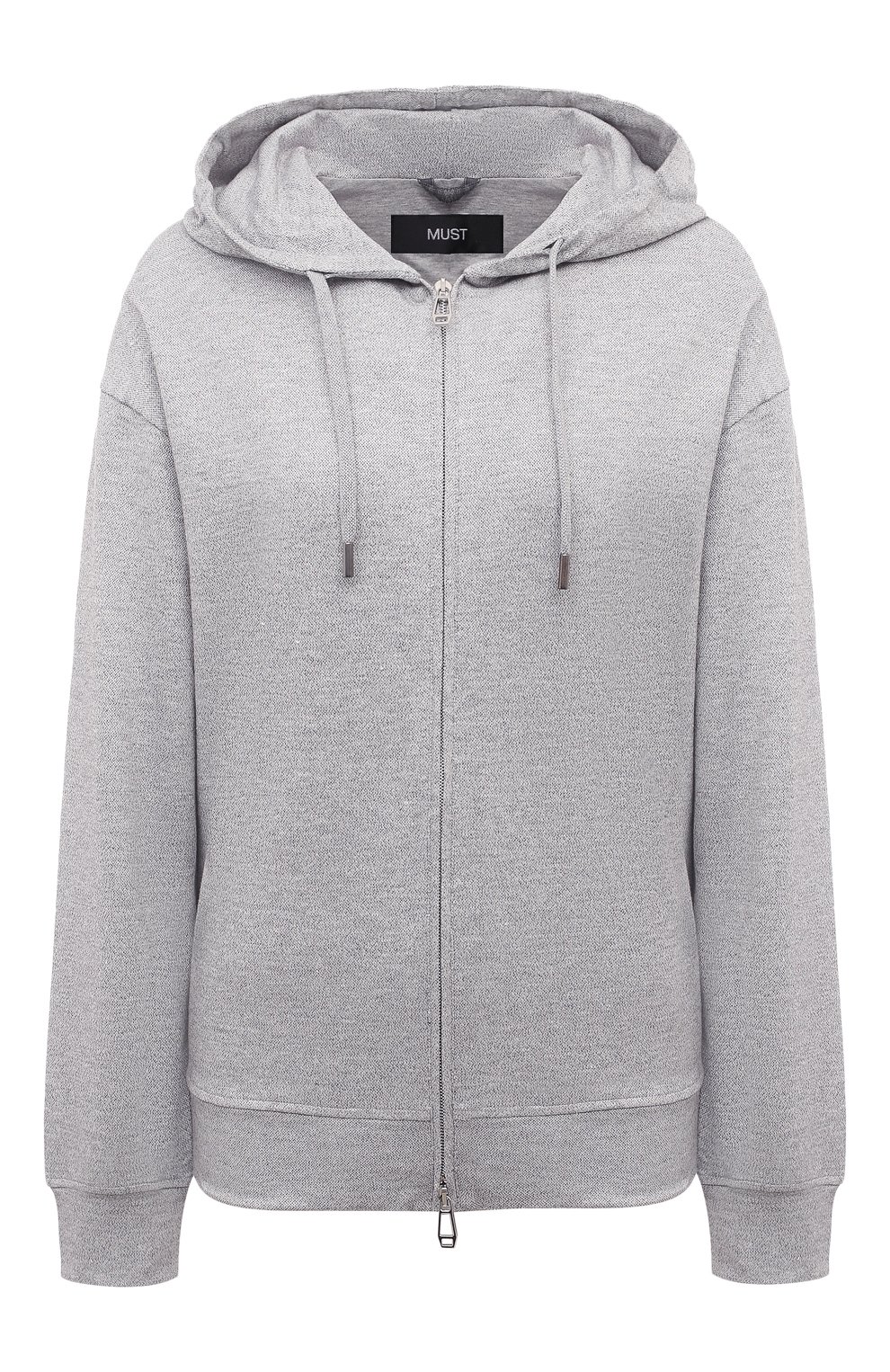 Толстовка изо льна и хлопка MVST серого цвета по цене 103500 руб., арт. 16W047/LN00, фото 1 Толстовка изо льна и хлопка MVST, арт. 16W047/LN00, фото 1
