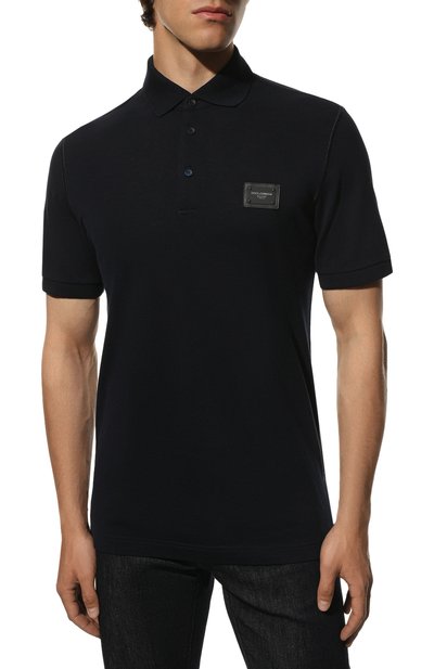 Хлопковое поло DOLCE & GABBANA, арт. G8KK1T/FU7EN, фото 3