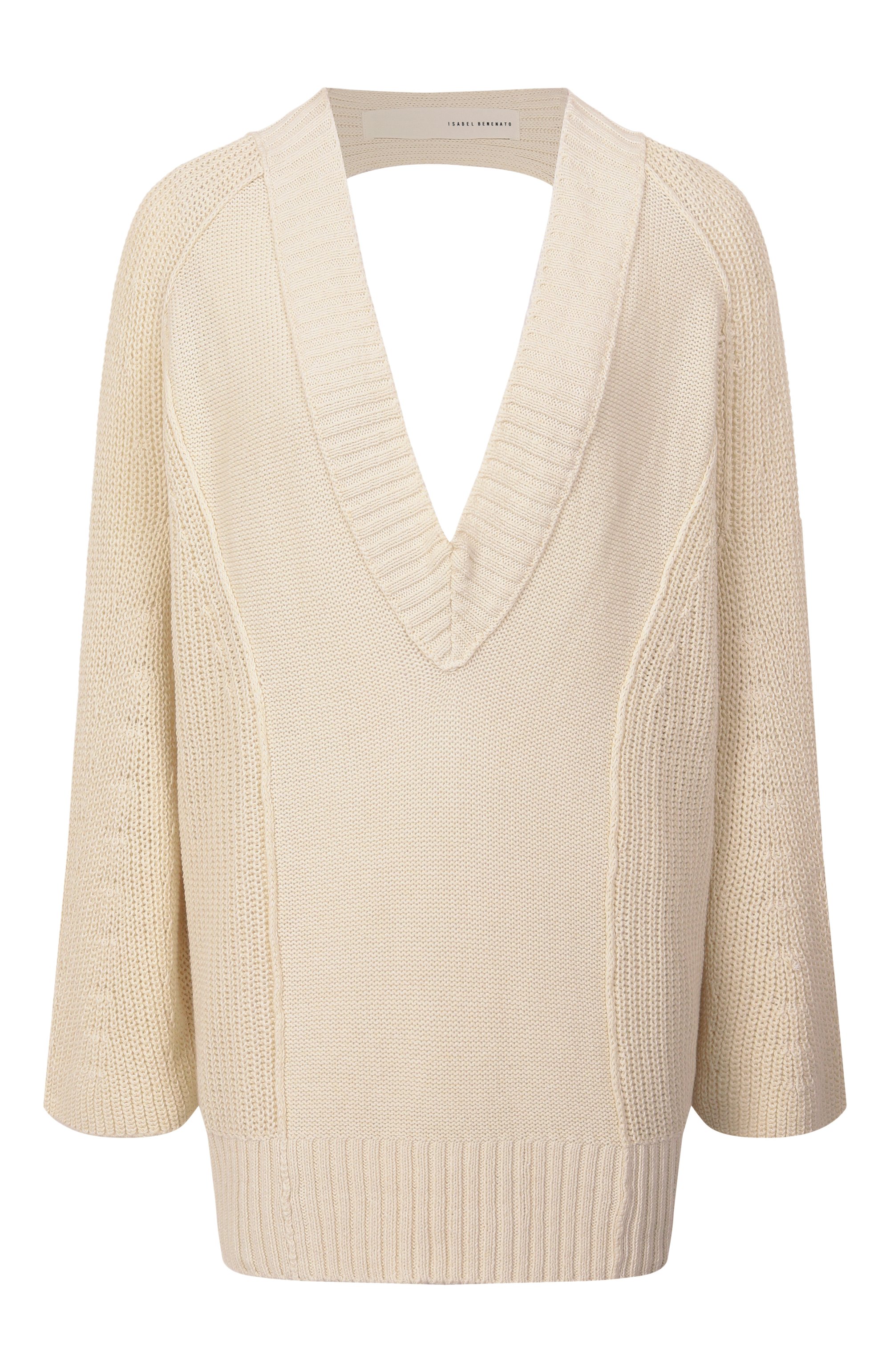 Хлопковый свитер ISABEL BENENATO, арт. DK63S25, фото 1