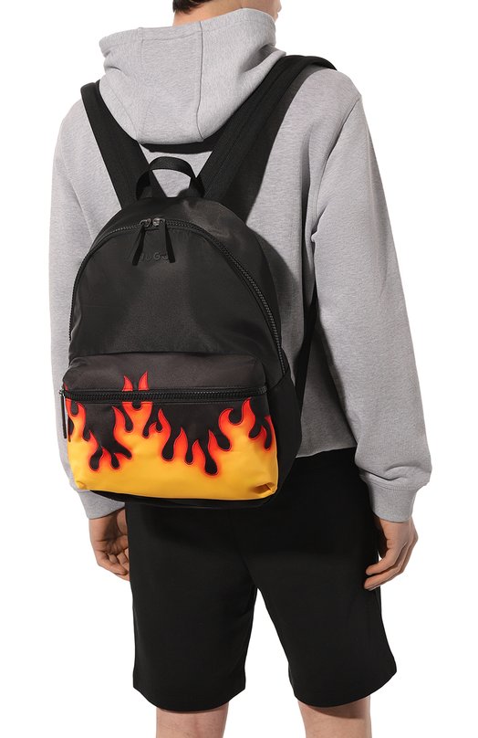 Текстильный рюкзак HUGO 50511195 Чёрный  50511195 Фото 2