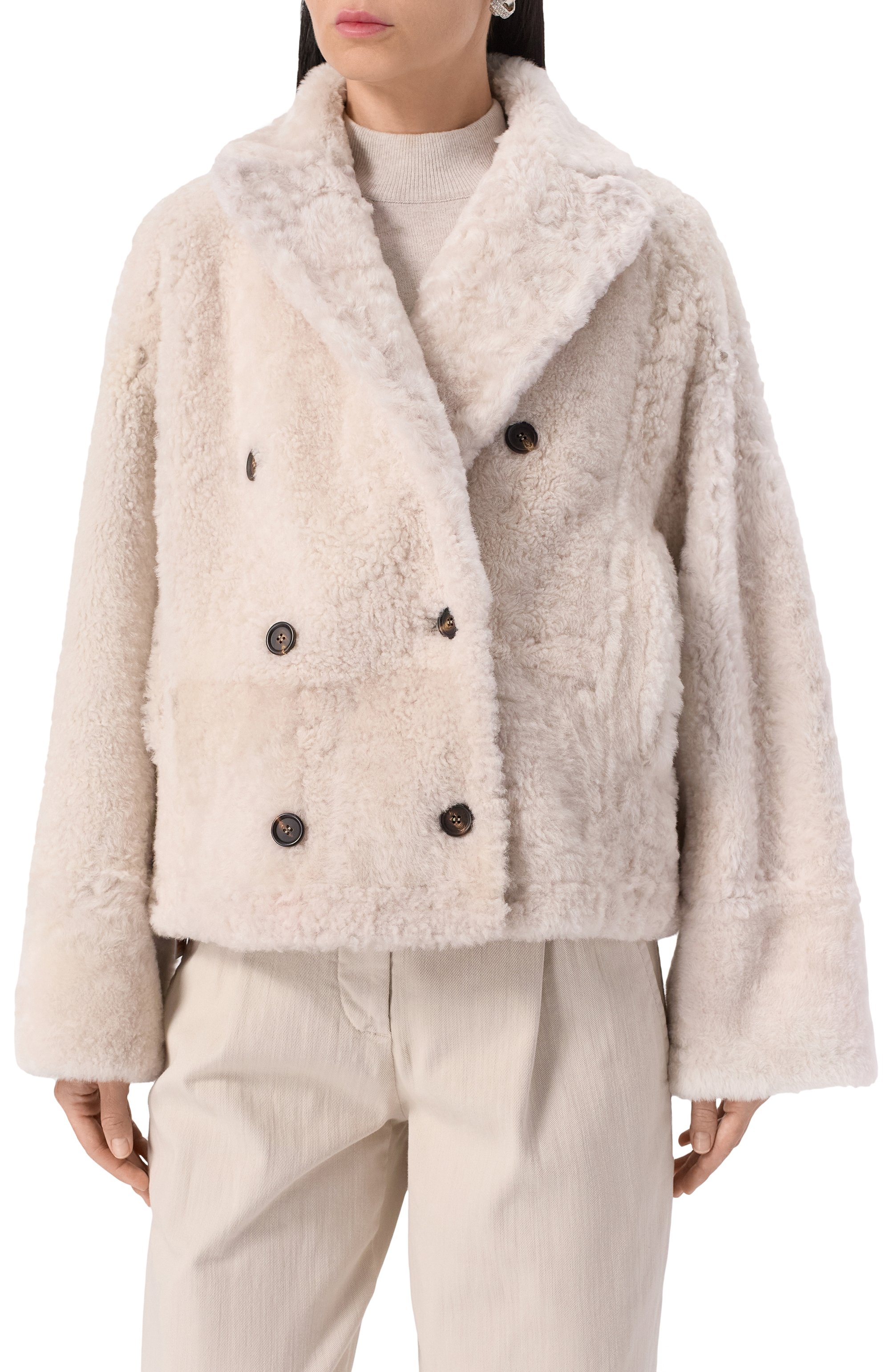 Двусторонняя дубленка BRUNELLO CUCINELLI, арт. MPMBP7962P, фото 7