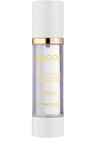 Женский очищающий тоник для лица white gold 24k (100ml) OROGOLD COSMETICS, арт. 1977785698120