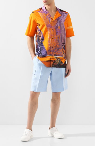 Льняные шорты DOLCE & GABBANA, арт. GW3JAT/FU4JB, фото 2