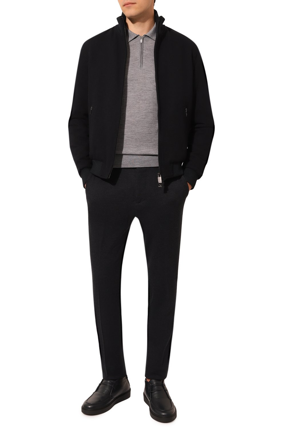 Кожаные дезерты CAMERLENGO, арт. 16642/NAVY, фото 2