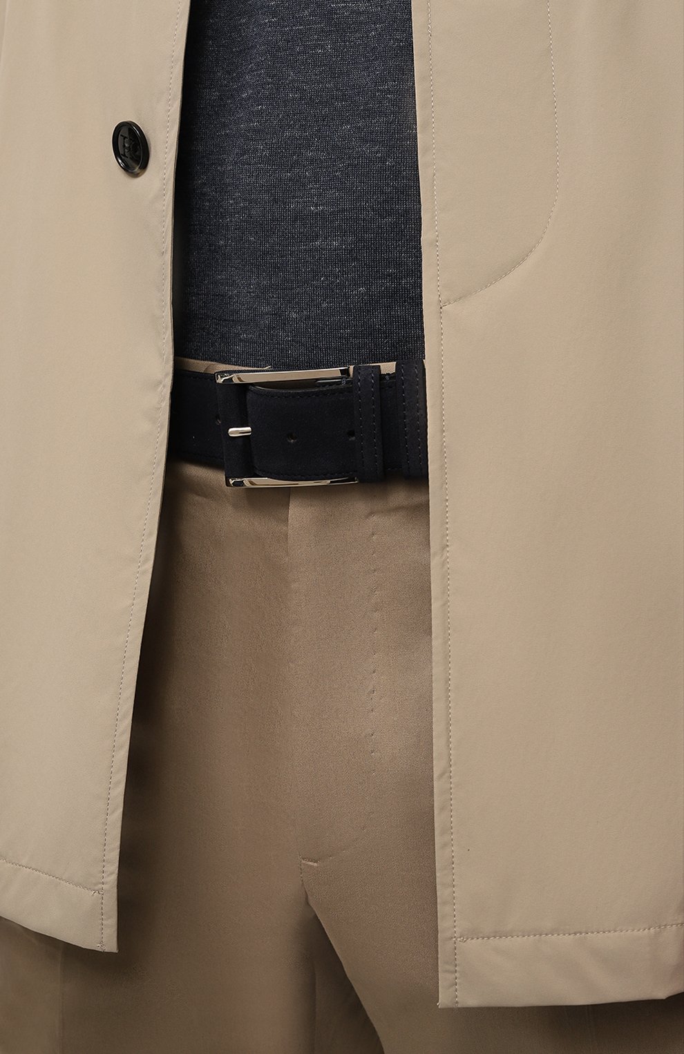 Замшевый ремень KITON, арт. USC7140N0097702, фото 2