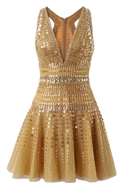 Женское платье с отделкой бисером и пайетками ZUHAIR MURAD, арт. RDR25006/EMSQ001