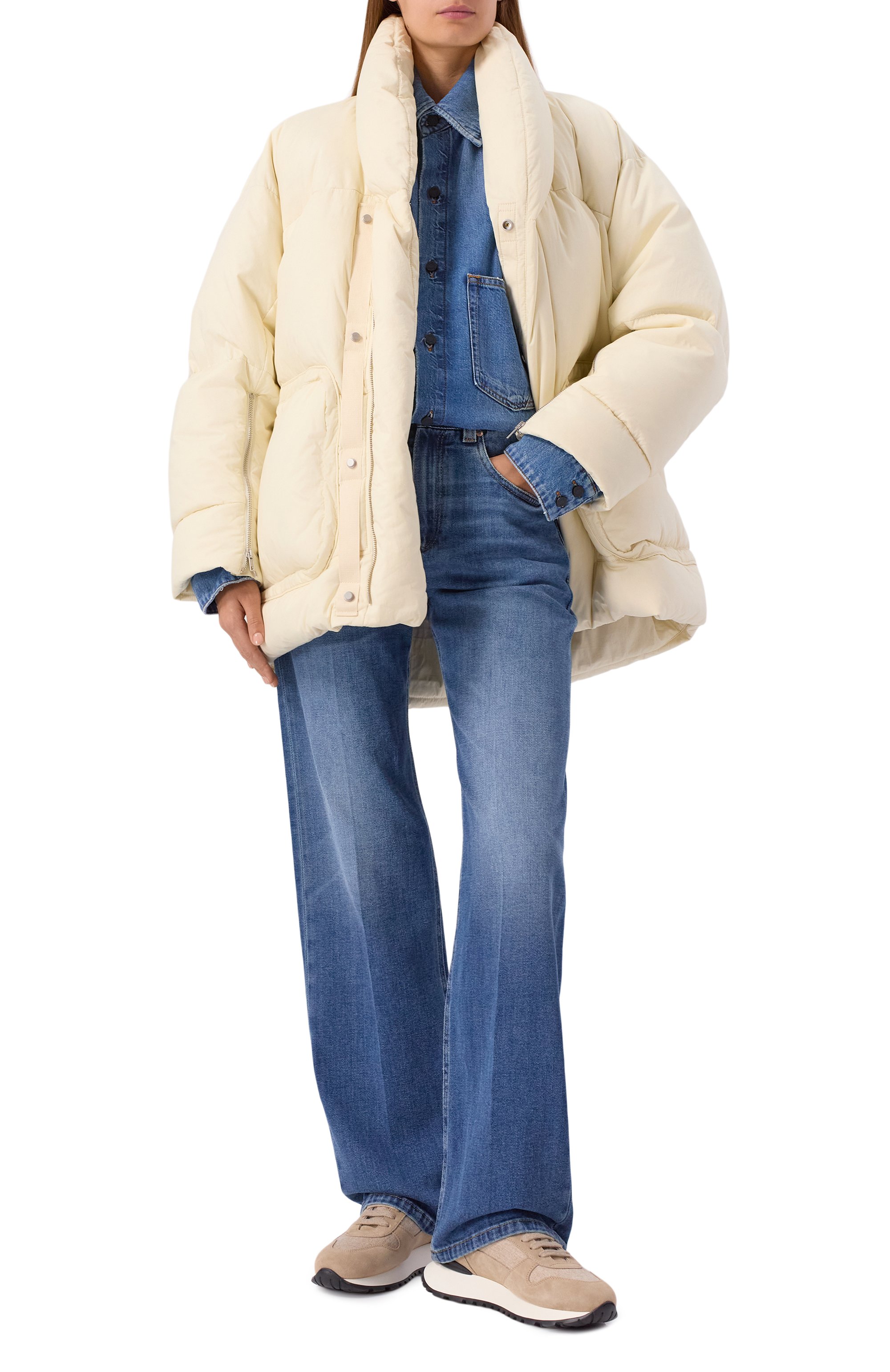 Комбинированные кроссовки DOUCAL'S, арт. DD8828WHITPN724N, фото 3