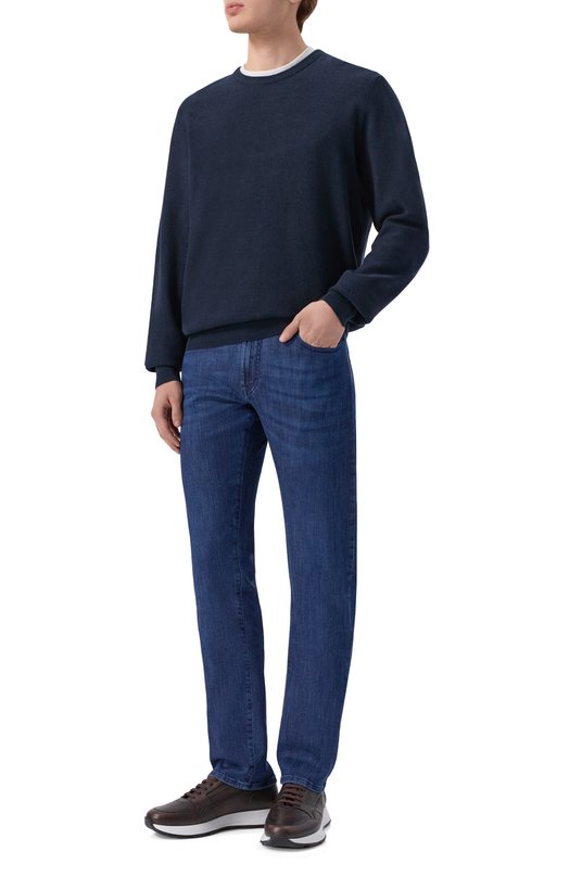 Джинсы Canali 91729N/PD01487 Синий  91729N/PD01487 Фото 2