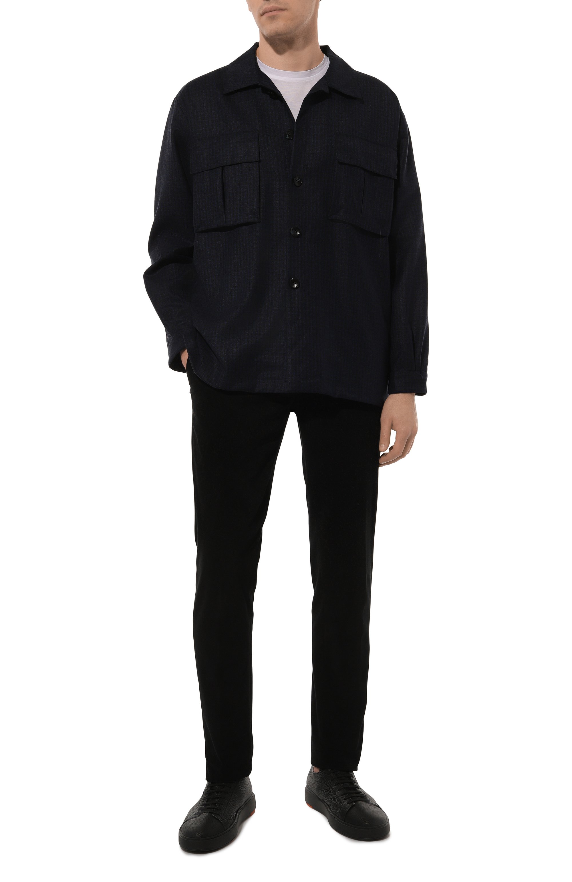 Шерстяная рубашка KITON, арт. UMC013K0127C03, фото 2