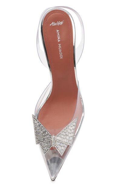 Туфли awge x amina muaddi AMINA MUADDI прозрачного цвета по цене 143500 руб., арт. PH0ENIX GLASS/PVC AM/TRASPARENTE, фото 5 Туфли awge x amina muaddi AMINA MUADDI, арт. PH0ENIX GLASS/PVC AM/TRASPARENTE, фото 5