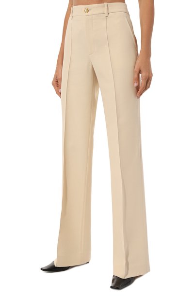 Брюки из шелка и шерсти GUCCI, арт. 609657 ZAD88, фото 3