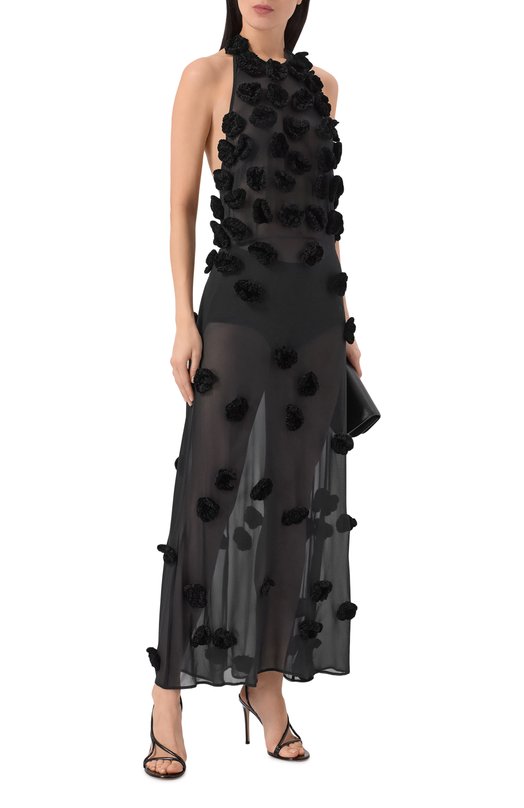 Шелковое платье Albus Lumen AL.RT26.DRESS15_SET Чёрный  AL.RT26.DRESS15_SET Фото 2