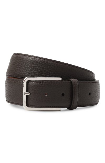 Мужской кожаный ремень SANTONI, арт. CM40VC003C07EMIA