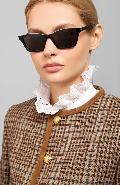 Солнцезащитные очки SAINT LAURENT черного цвета по цене 26150 руб., арт. SL 365 DYLAN, фото 2 Солнцезащитные очки SAINT LAURENT, арт. SL 365 DYLAN, фото 2