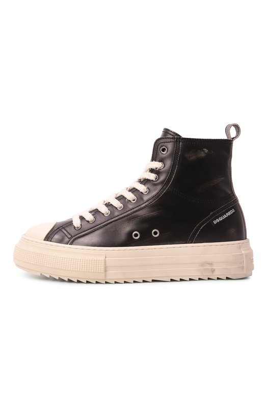 Кожаные кеды Berlin Dsquared2 SNM0456/11508296 Чёрный  SNM0456/11508296 Фото 4