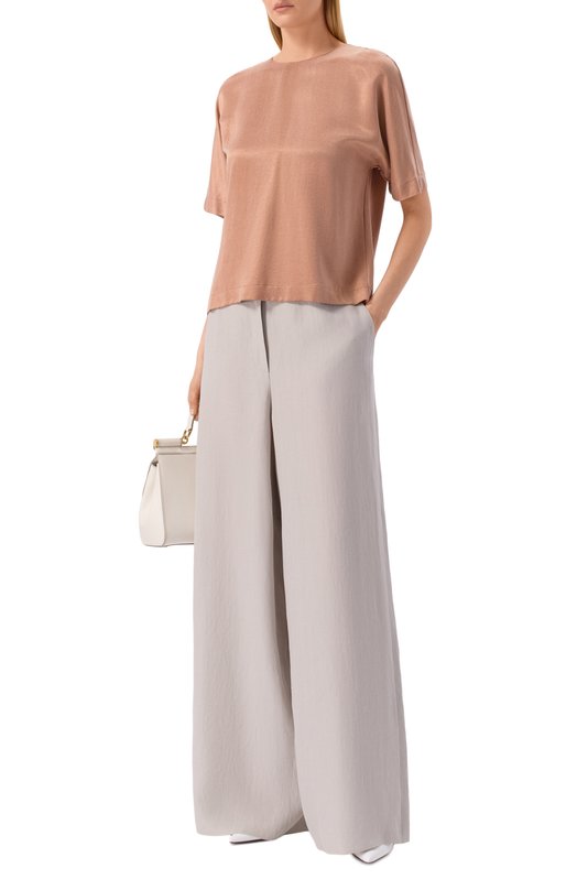 Льняные брюки Giorgio Armani GW002791/TE11126 Серый  GW002791/TE11126 Фото 2