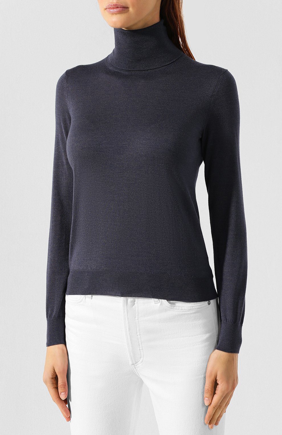 Водолазка из кашемира и шелка LORO PIANA, арт. FAI2505, фото 3