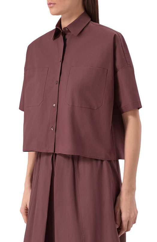 Хлопковая рубашка Antonelli Firenze J2301Q/135B Коричневый  J2301Q/135B Фото 3